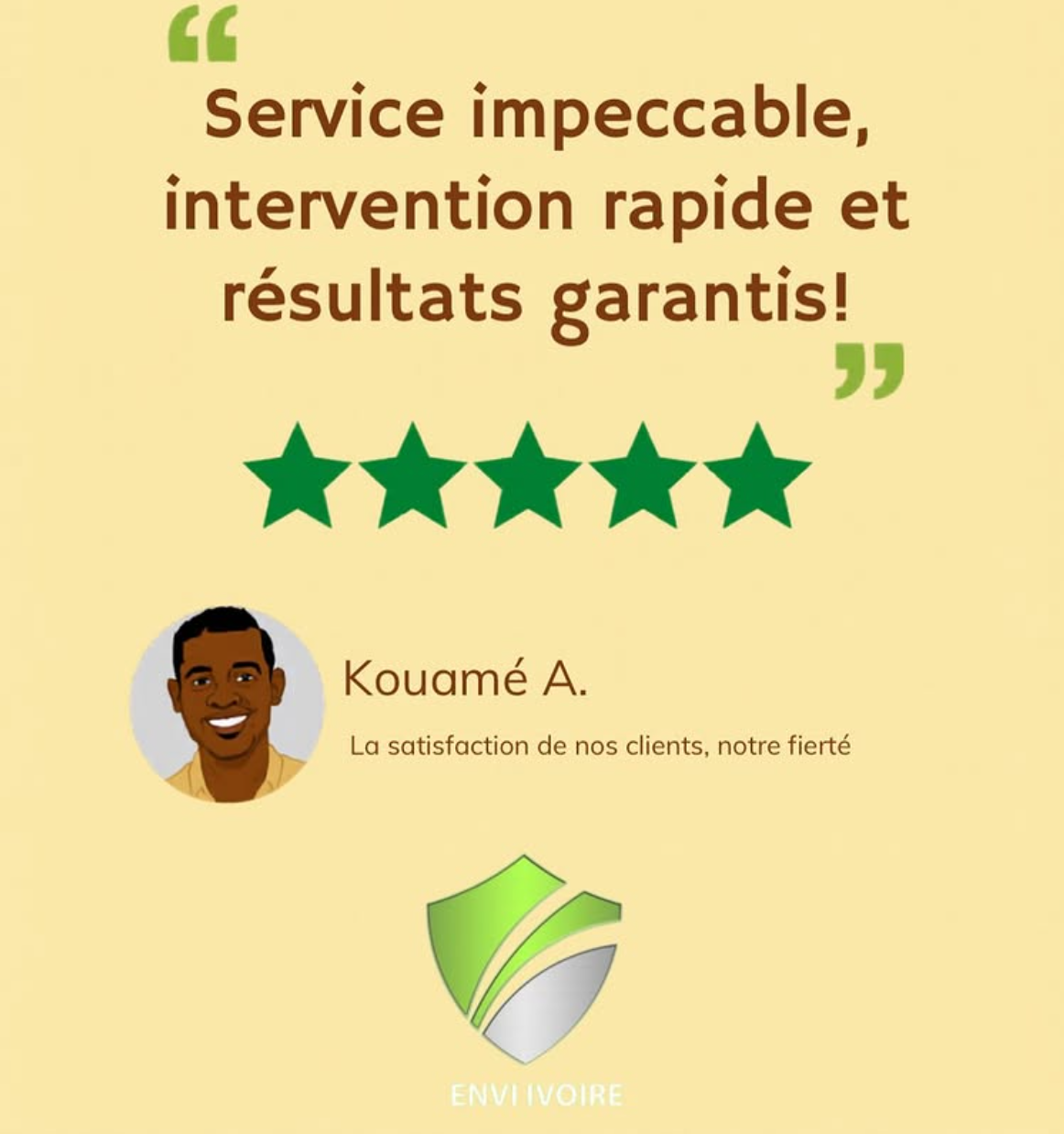 Témoignage client ENVI IVOIRE